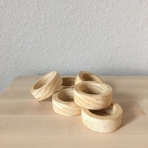 Natural Wooden Napkin Holders